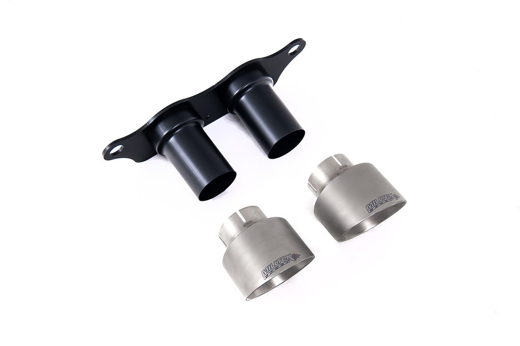 Milltek GT-100 Brushed Titanium Trims & Mounting Plate Fits to OE Silencer