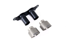 Load image into Gallery viewer, Milltek GT-100 Brushed Titanium Trims &amp; Mounting Plate Fits to OE Silencer