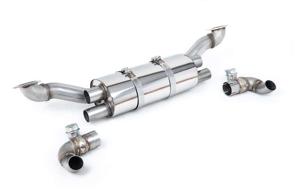 Milltek Valved Rear Silencer for Porsche 991.1 C2S C4S, OE Tips
