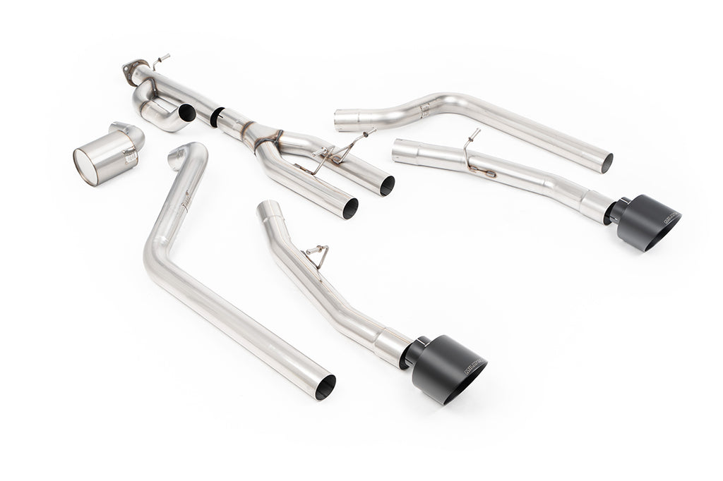 Milltek Cat-Back Exhaust for Dodge RAM 1500 Rebel, Cerakote Black Tips