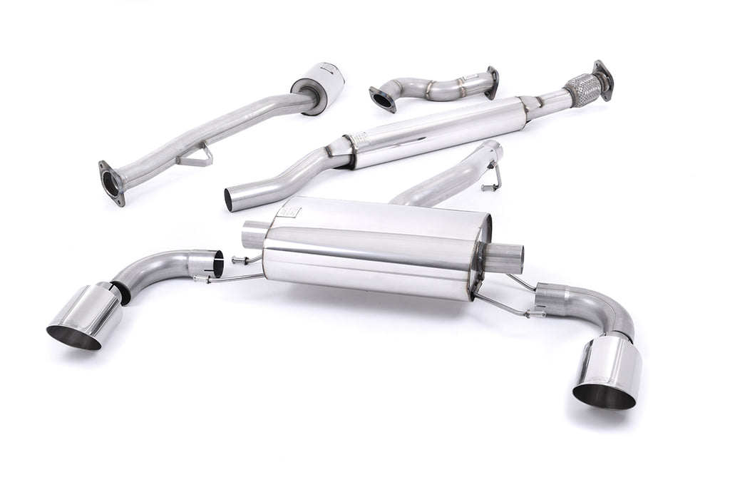 Milltek Resonated Cat-Back Exhaust for Toyota GT86 Subaru BRZ, Polished Tips