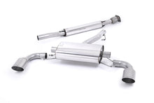 Load image into Gallery viewer, Milltek Resonated Secondary Cat-Back Exhaust for Toyota GT86 Subaru BRZ, Brushed Titanium Tips