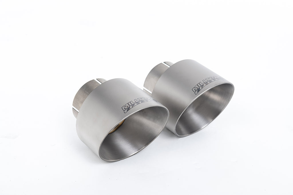 Milltek Valved Non-Resonated Cat-Back Exhaust for Toyota GR Corolla, Brushed Titanium Tips