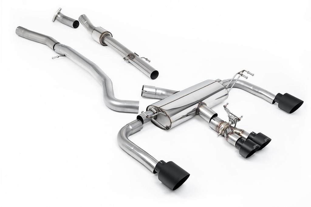 Milltek Valved Non-Resonated Cat-Back Exhaust for Toyota GR Corolla, Cerakote Black Tips (SSXTY150)