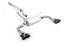 Load image into Gallery viewer, Milltek Resonated Quad-Outlet Cat-Back Exhaust for Toyota GR86 (TRD Diffuser), Cerakote Black Tips