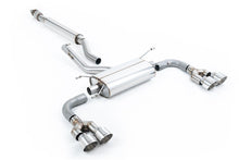 Load image into Gallery viewer, Milltek Resonated Quad-Outlet Cat-Back Exhaust for Toyota GR86 (TRD Diffuser), Polished Tips