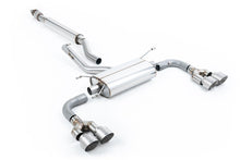 Load image into Gallery viewer, Milltek Resonated Quad-Outlet Cat-Back Exhaust for Toyota GR86 (TRD Diffuser), Brushed Titanium Tips