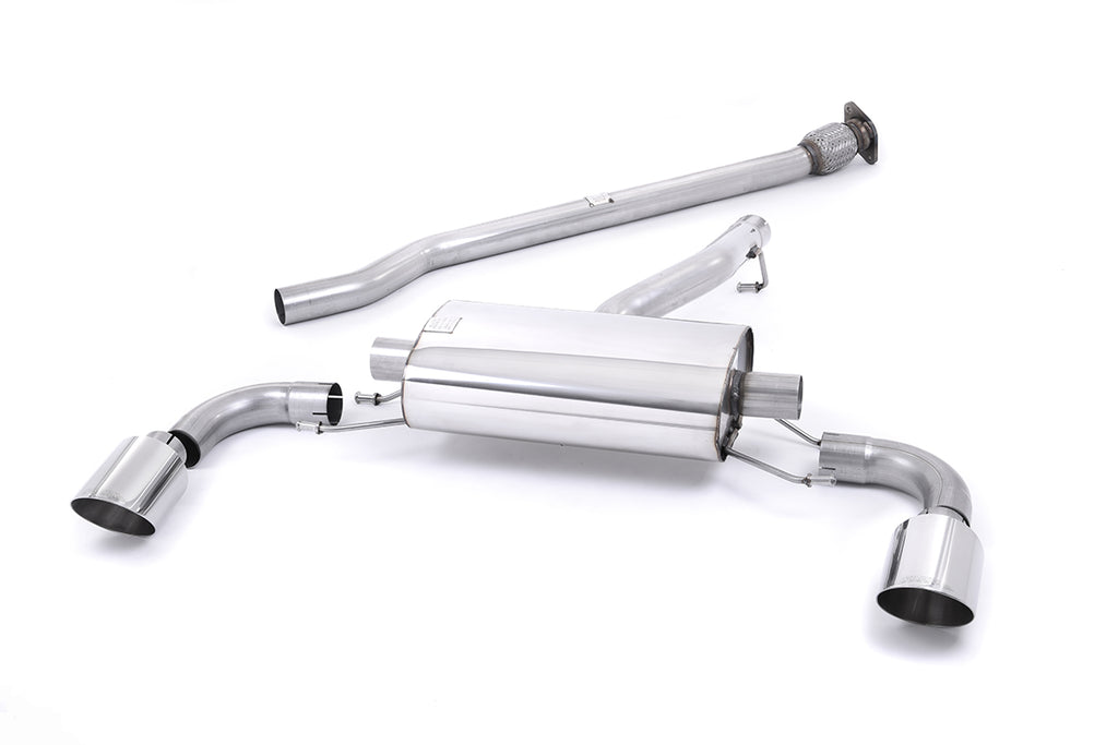 Milltek Non-Resonated Cat-Back Exhaust for Toyota GR86, Polished Tips