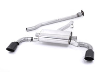 Load image into Gallery viewer, Milltek Non-Resonated Cat-Back Exhaust for Toyota GR86, Cerakote Black Tips