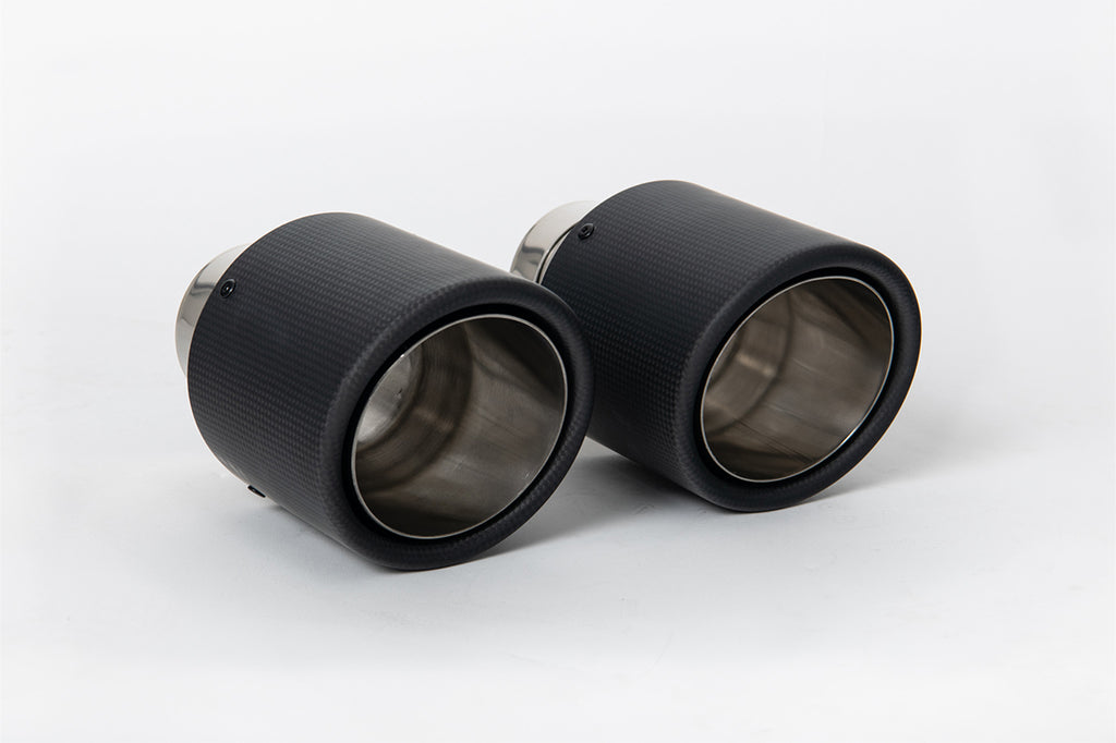 Milltek Resonated Cat-Back Exhaust for Toyota GR86, Carbon Fibre Tips
