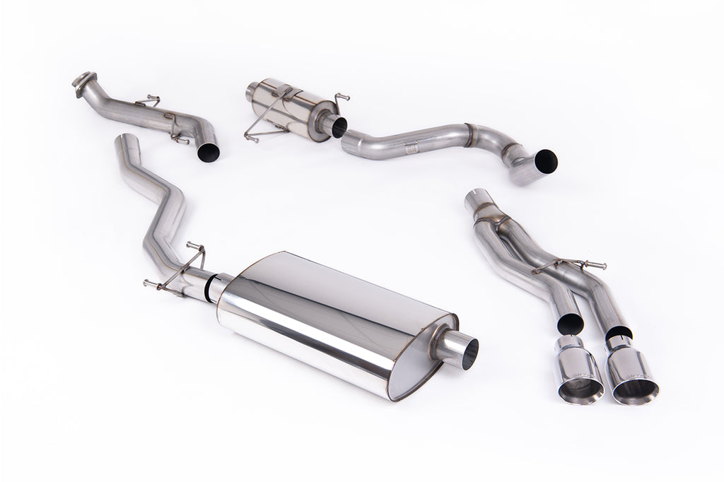 Milltek Resonated Cat-Back Exhaust for Toyota Tacoma 2024+, Polished Tips