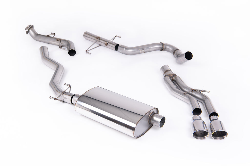 Milltek Non-Resonated Cat-Back Exhaust for Toyota Tacoma 2024+, Polished Tips