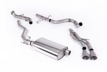 Load image into Gallery viewer, Milltek Non-Resonated Cat-Back Exhaust for Toyota Tacoma 2.4L Turbo, Brushed Titanium Tips