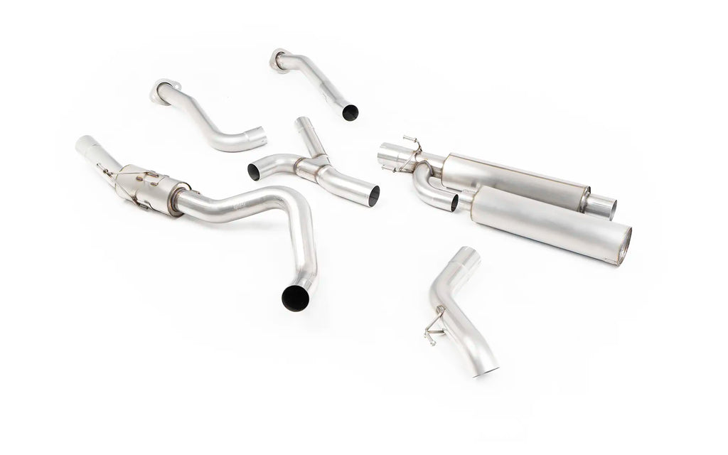 Milltek Resonated Cat-Back Exhaust for Toyota Tundra 3rd Gen, High Clearance Tips