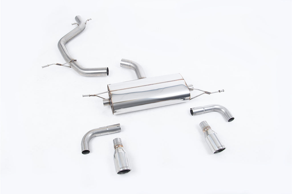 Milltek Non-Resonated Cat-Back Exhaust for VW Golf MK6 GTI, Polished Tips