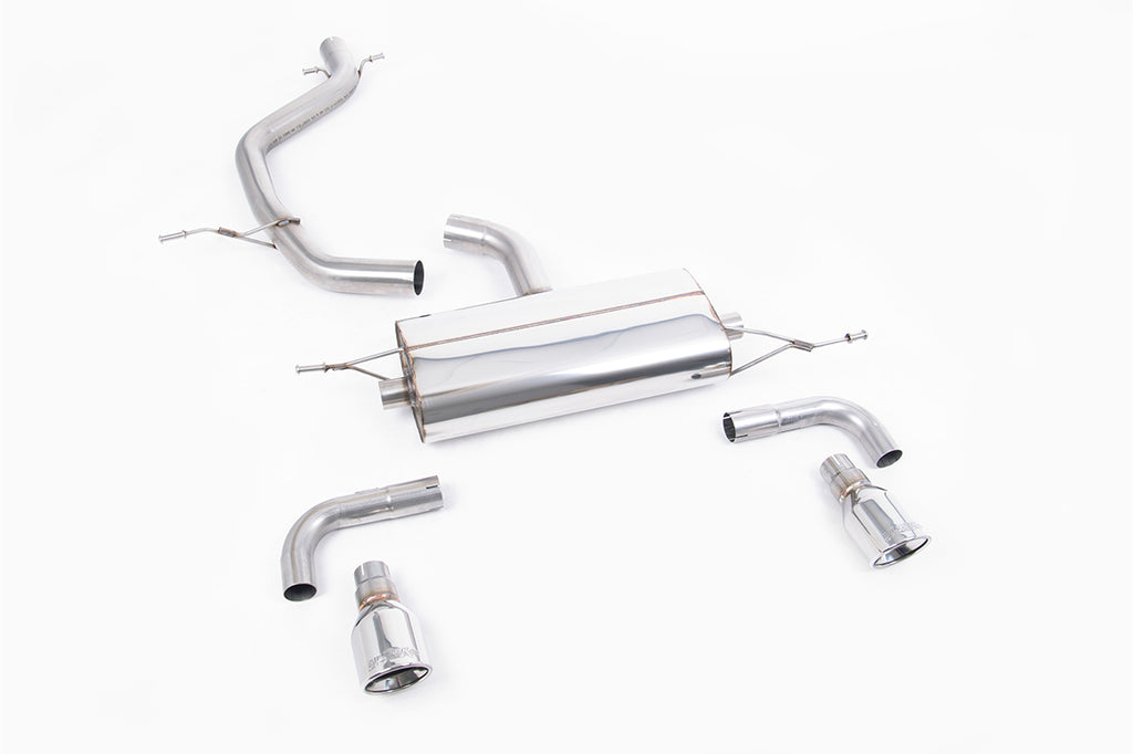 Milltek Non-Resonated Cat-Back Exhaust for VW Golf MK6 GTI, Polished Tips (SSXVW112)