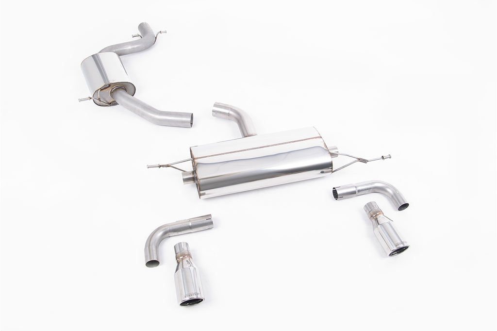 Milltek Resonated Cat-Back Exhaust for VW Golf MK6 GTI, Polished Tips (SSXVW115)