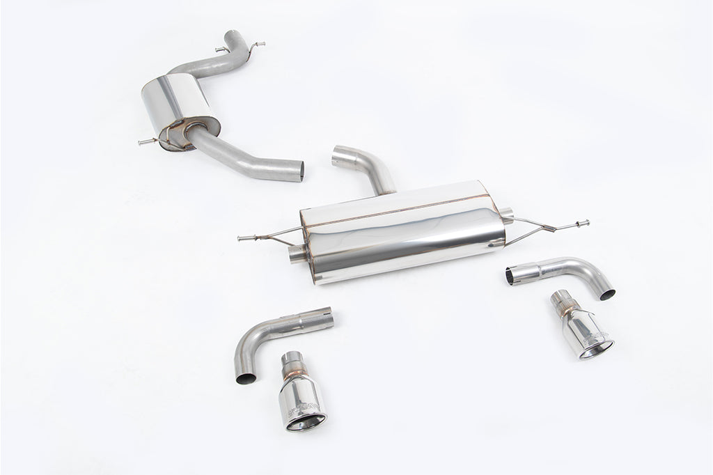 Milltek Resonated Cat-Back Exhaust for VW Golf MK6 GTI, Polished Tips (SSXVW116)