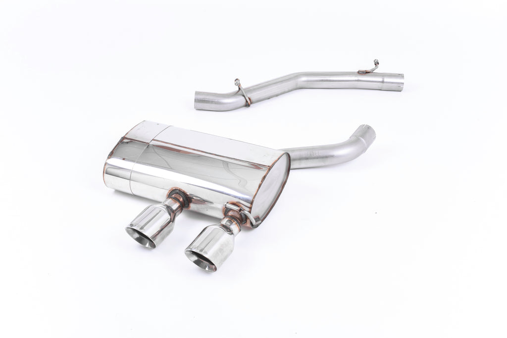Milltek Non-Resonated Cat-Back Exhaust for VW Golf MK5 R32, Polished Tips