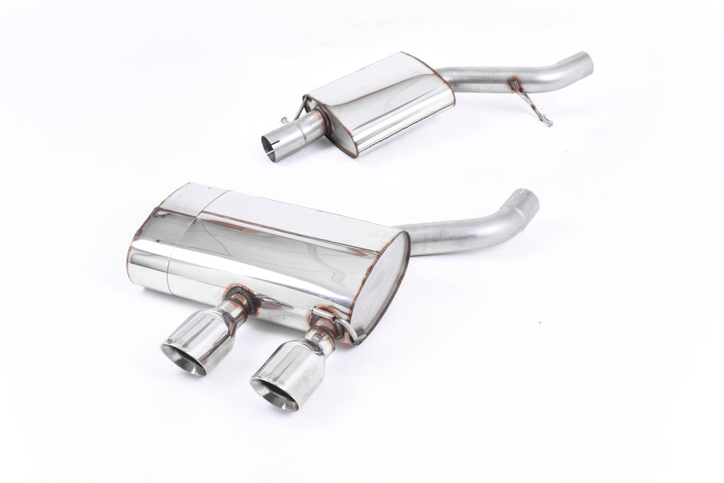 Milltek Resonated Cat-Back Exhaust for VW Golf MK5 R32, Polished Tips
