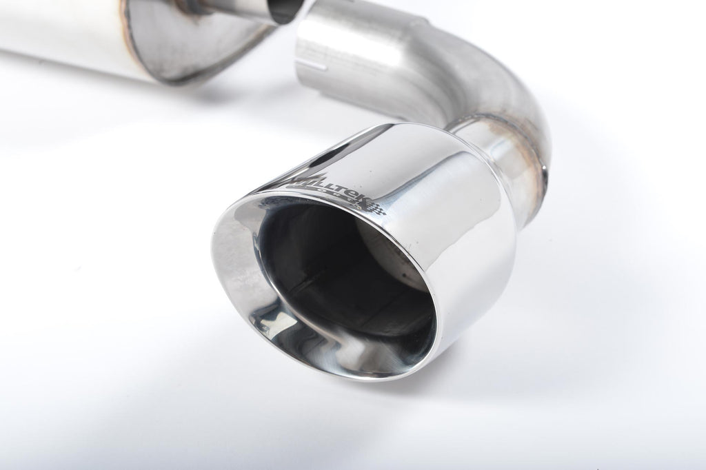 Milltek Non-Resonated Cat-Back Exhaust for VW Golf MK4 R32, Polished Tips