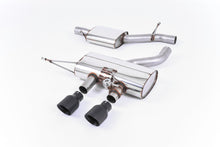 Load image into Gallery viewer, Milltek Resonated Cat-Back Exhaust for VW Golf R MK6, Cerakote Black Tips