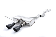 Load image into Gallery viewer, Milltek Non-Resonated Cat-Back Exhaust for VW Golf R MK6, Cerakote Black Tips