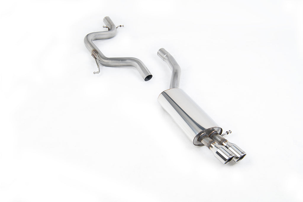 Milltek Non-Resonated Cat-Back Exhaust for VW Jetta MK5 GLI, Twin JET Tips