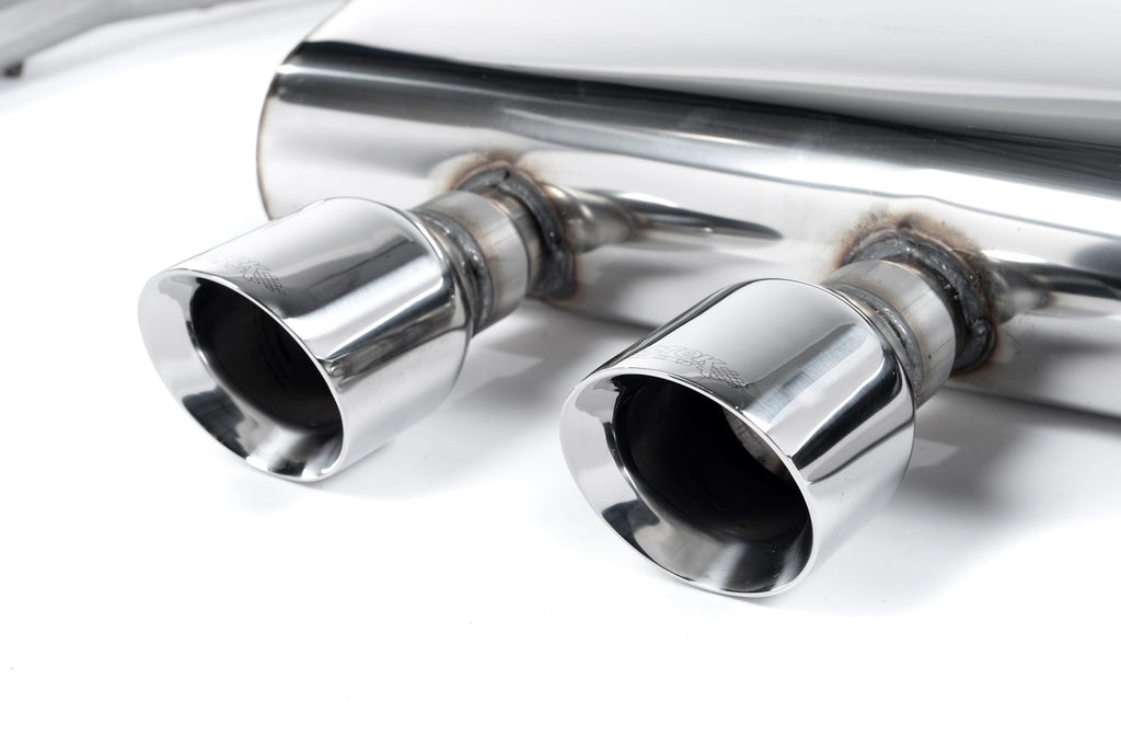Milltek Non-Resonated Cat-Back Exhaust for VW Golf MK5 GTI, GT100 Tips (Requires MK5 R32 Rear Valance)