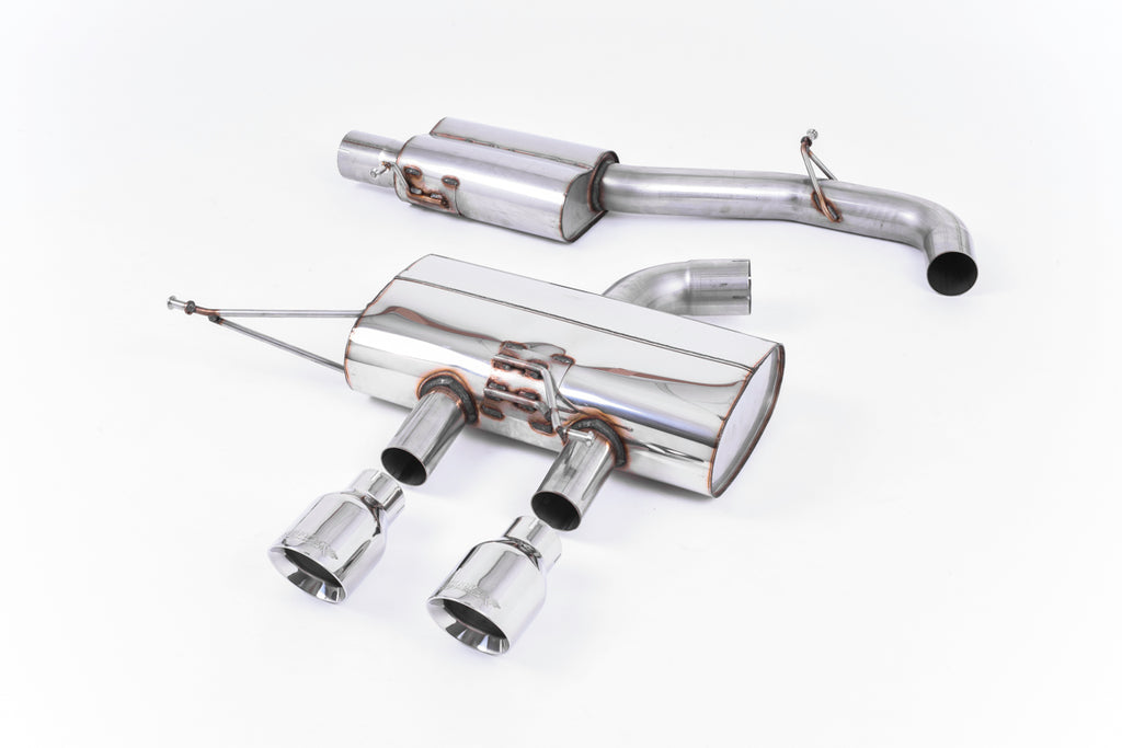 Milltek Resonated Race Cat-Back Exhaust for VW Golf R MK6, Polished Tips