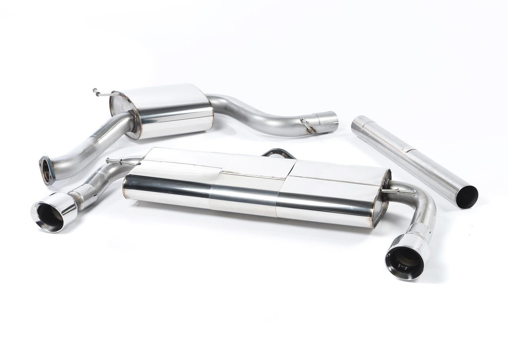 Milltek Resonated Cat-Back Exhaust for VW Golf GTI MK7, Polished Tips