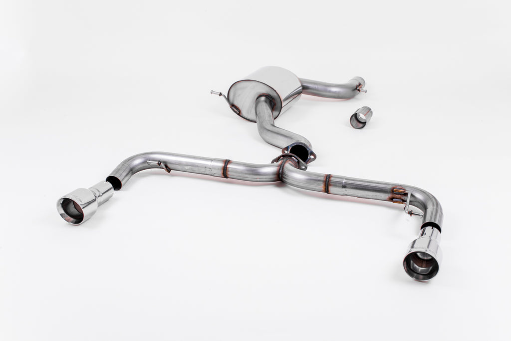 Milltek Non-Resonated Race Cat-Back Exhaust for VW Golf MK6 GTI