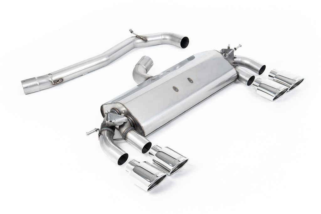 Milltek Non-Resonated Cat-Back Exhaust for VW Golf R MK7, Polished Tips