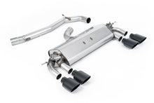 Load image into Gallery viewer, Milltek Non-Resonated Cat-Back Exhaust for VW Golf R MK7, Cerakote Black Tips
