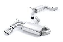 Load image into Gallery viewer, Milltek Resonated Cat-Back Exhaust for Audi A3 8P / VW Golf MK5 GTI, Smaller Volume Rear Silencer &amp; Polished Tips