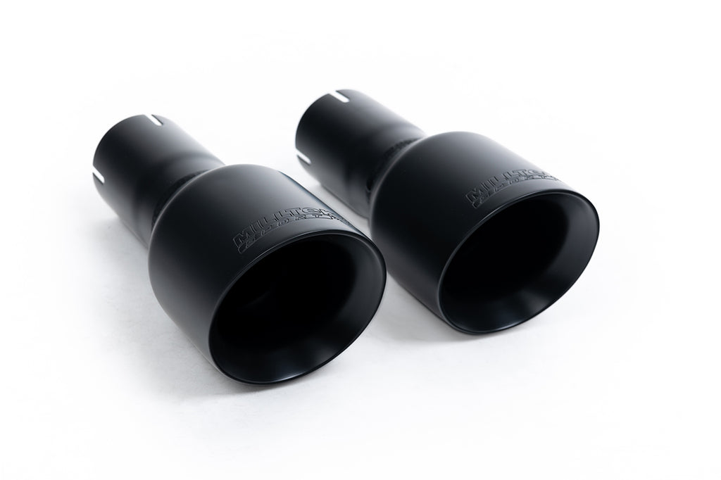 Milltek Resonated Cat-Back Exhaust for VW Golf MK7 GTI, Cerakote Black Tips