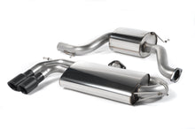Load image into Gallery viewer, Milltek Resonated Race Cat-Back Exhaust for VW Golf MK5 GTI 2.0T, Cerakote Black Tips