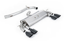 Load image into Gallery viewer, Milltek Non-Resonated Race Cat-Back Exhaust for VW Golf R MK7, Cerakote Black Tips