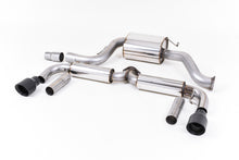 Load image into Gallery viewer, Milltek Resonated Cat-Back Exhaust for VW Beetle A5 2.0 TSI, Cerakote Black Tips