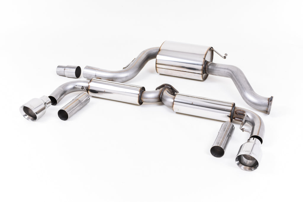 Milltek Resonated Cat-Back Exhaust for VW Beetle A5 2.0 TSI, Polished Tips