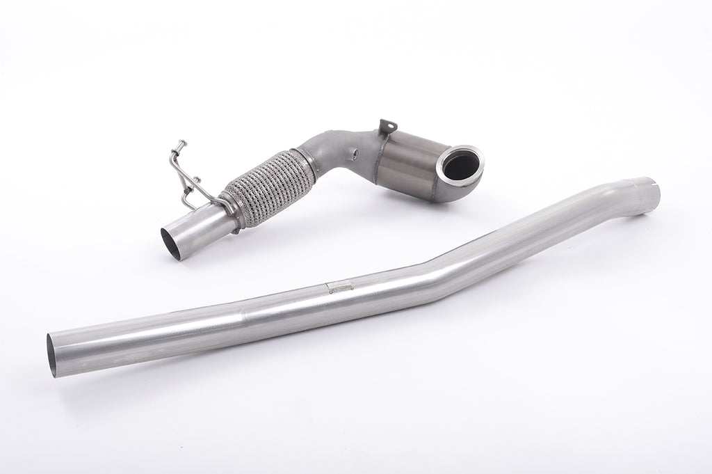 Milltek Large Bore Downpipe & Hi-Flow Cat for Audi S3 8V / VW Golf MK7 R