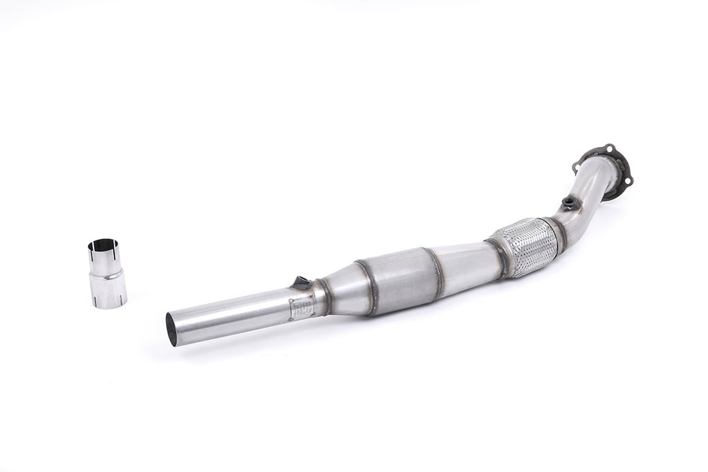 Milltek Large Bore Downpipe Hi-Flow Sports Cat for VW Golf MK4 GTI