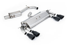 Load image into Gallery viewer, Milltek Resonated Cat-Back Exhaust for VW Golf R MK7, Cerakote Black Tips (SSXVW400)