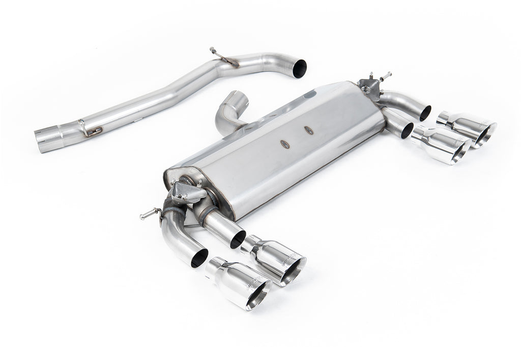 Milltek Non-Resonated Cat-Back Exhaust for VW Golf R MK7, Polished Tips (SSXVW403)