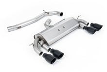 Load image into Gallery viewer, Milltek Non-Resonated Race Cat-Back Exhaust for VW Golf R MK7, Cerakote Black Tips (SSXVW407)