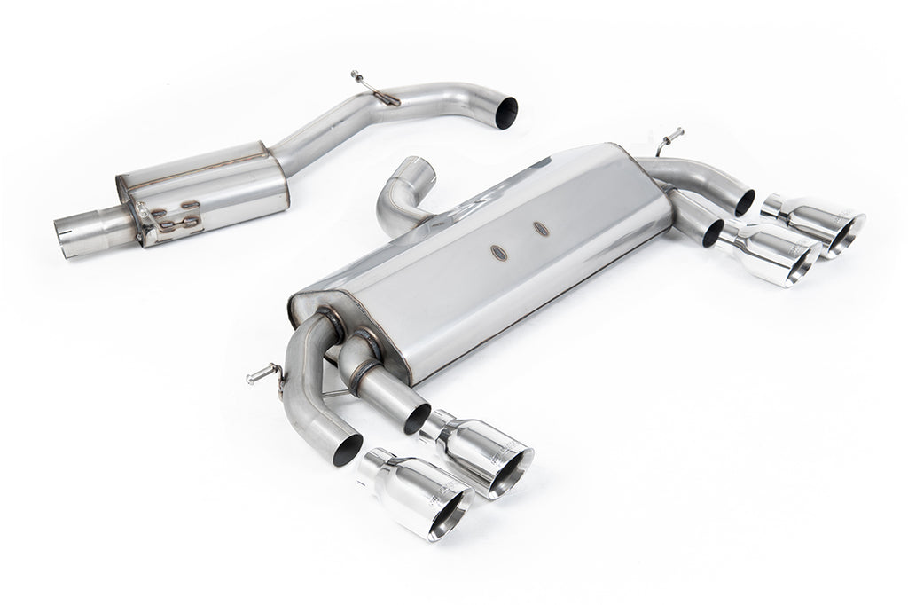 Milltek Resonated Race Cat-Back Exhaust for VW Golf R MK7, Polished Tips (SSXVW412)