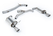 Load image into Gallery viewer, Milltek Non-Resonated Cat-Back Exhaust for VW Golf MK7 2.0 TFSI, Brushed Titanium Tips