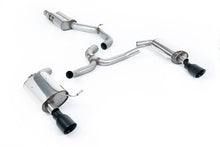 Load image into Gallery viewer, Milltek Resonated Cat-Back Exhaust for VW Golf MK7 2.0 TFSI, Cerakote Black Tips