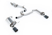 Load image into Gallery viewer, Milltek Resonated Cat-Back Exhaust for VW Golf MK7 2.0 TFSI, Carbon Fibre Tips