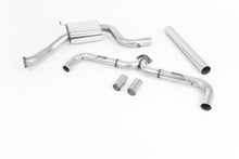 Load image into Gallery viewer, Milltek Non-Resonated Race Cat-Back Exhaust for VW Golf MK7.5 GTI, Brushed Titanium Tips